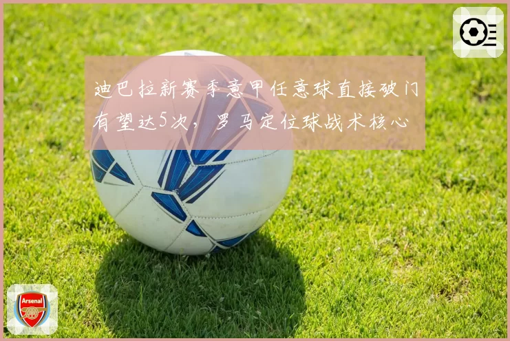 迪巴拉新赛季意甲任意球直接破门有望达5次，罗马定位球战术核心