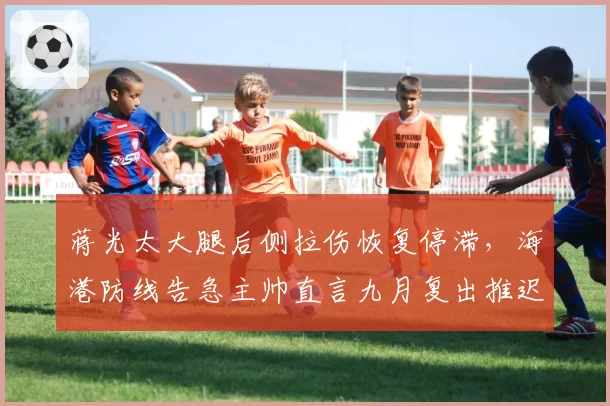 蒋光太大腿后侧拉伤恢复停滞，海港防线告急主帅直言九月复出推迟