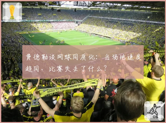 费德勒谈网球同质化:当场地速度趋同,比赛失去了什么?